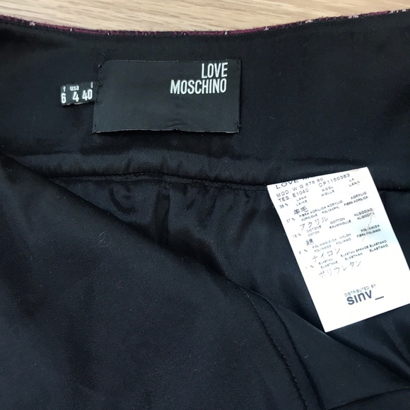 Love Moshino Pattern Pencil skirt - Picture 6 of 10